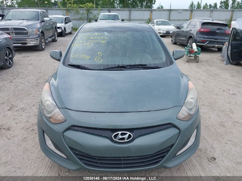 2014 Hyundai Elantra Gt Gls VIN: KMHD35LH9EU190738 Lot: 12030145