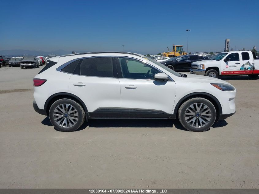 2021 Ford Escape Titanium VIN: 1FMCU9DZ5MUA09267 Lot: 12030164