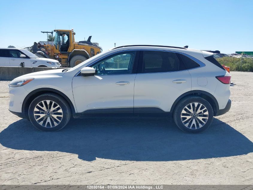 2021 Ford Escape Titanium VIN: 1FMCU9DZ5MUA09267 Lot: 12030164