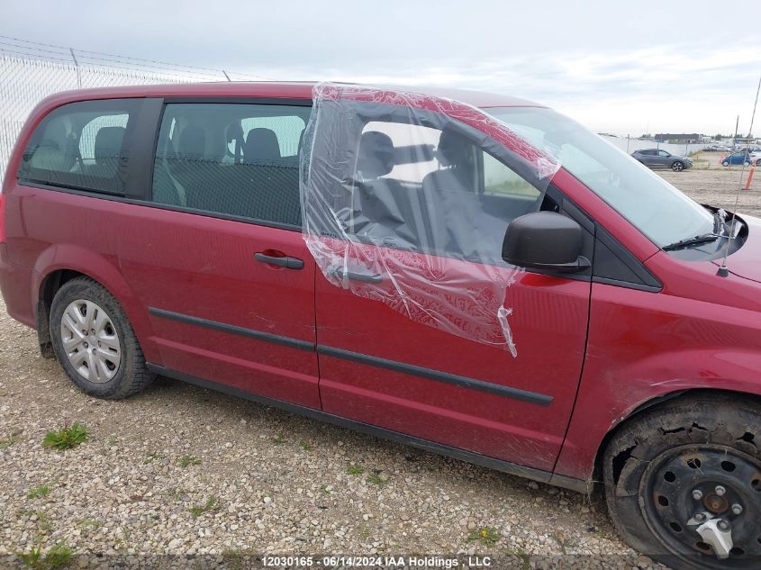 2016 Dodge Grand Caravan Se VIN: 2C4RDGBG2GR223784 Lot: 12030165