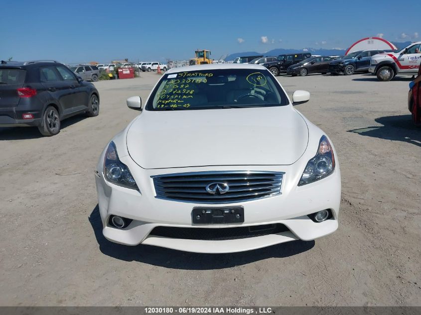 2013 Infiniti G37 VIN: JN1CV6FE4DM772538 Lot: 12030180