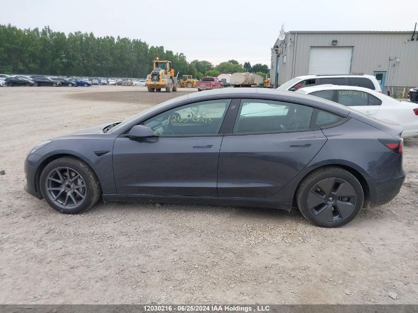 2023 Tesla Model 3 VIN: LRW3E1FA5PC921382 Lot: 12030216