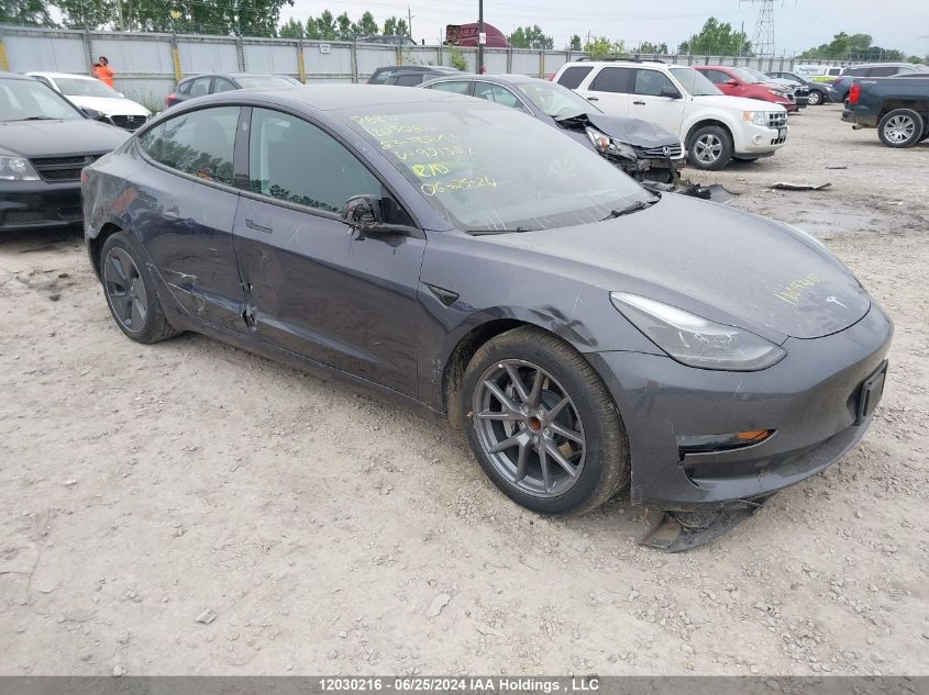 2023 Tesla Model 3 VIN: LRW3E1FA5PC921382 Lot: 12030216