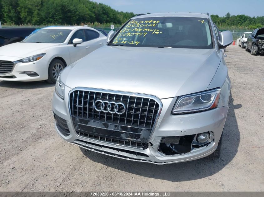 2014 Audi Q5 Premium VIN: WA1CFCFP5EA090419 Lot: 12030226