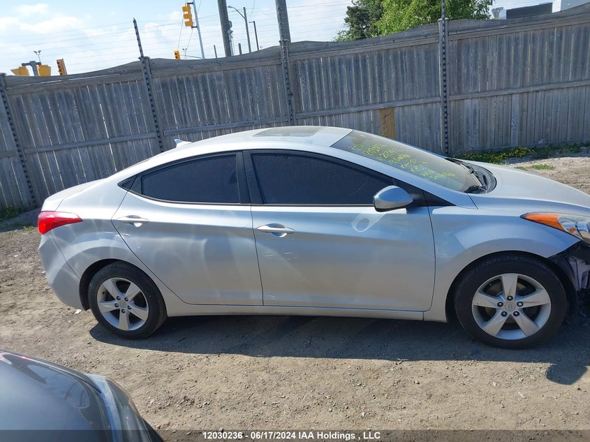 2013 Hyundai Elantra Gls VIN: 5NPDH4AE6DH263842 Lot: 12030236