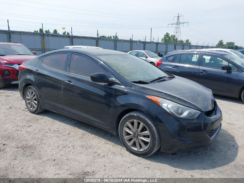 2013 Hyundai Elantra Gls/Limited VIN: 5NPDH4AE2DH318593 Lot: 12030278