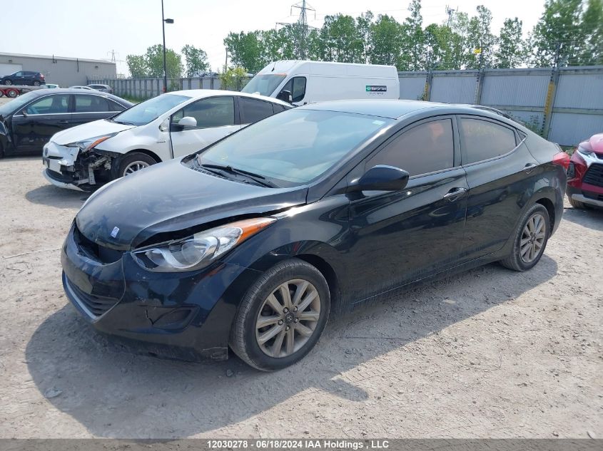 2013 Hyundai Elantra Gls/Limited VIN: 5NPDH4AE2DH318593 Lot: 12030278