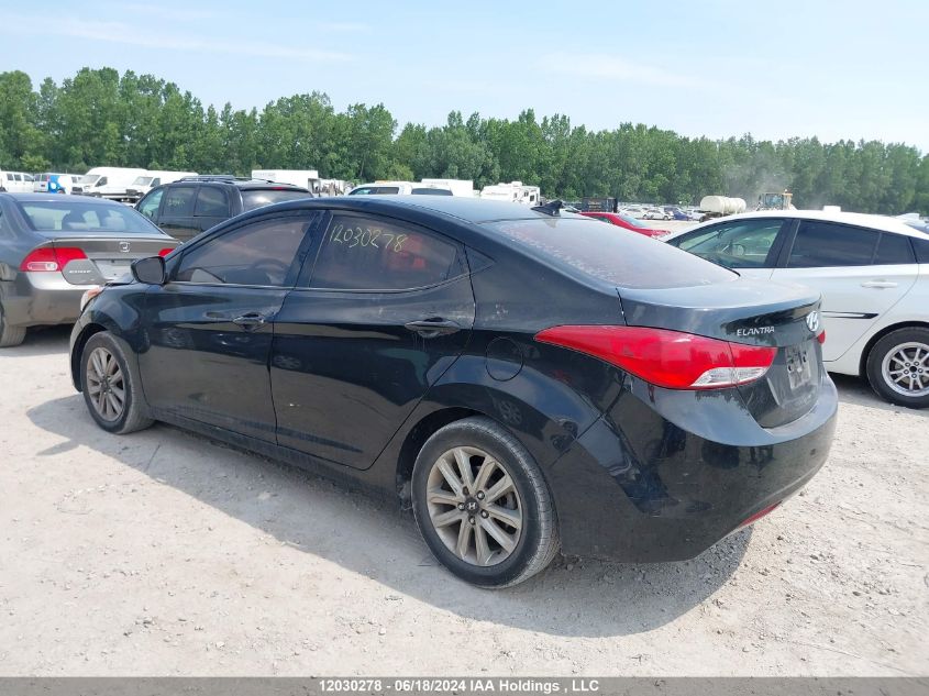 2013 Hyundai Elantra Gls/Limited VIN: 5NPDH4AE2DH318593 Lot: 12030278