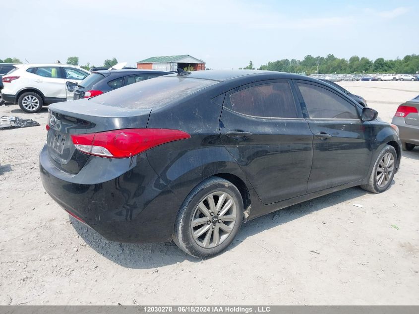 2013 Hyundai Elantra Gls/Limited VIN: 5NPDH4AE2DH318593 Lot: 12030278