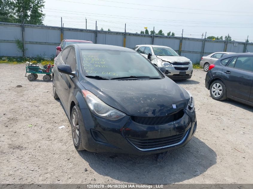 2013 Hyundai Elantra Gls/Limited VIN: 5NPDH4AE2DH318593 Lot: 12030278