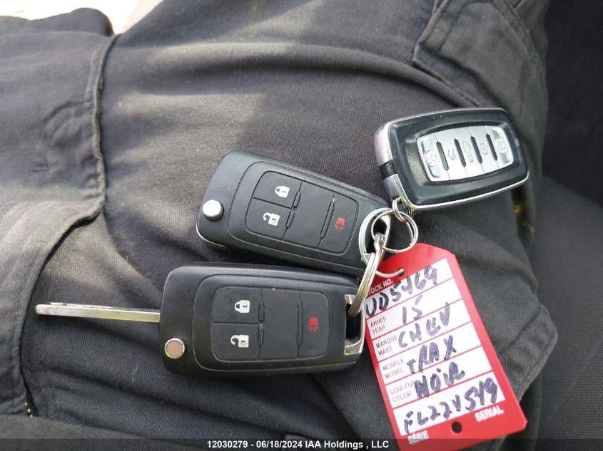 2015 Chevrolet Trax 1Lt VIN: 3GNCJRSB6FL224549 Lot: 12030279