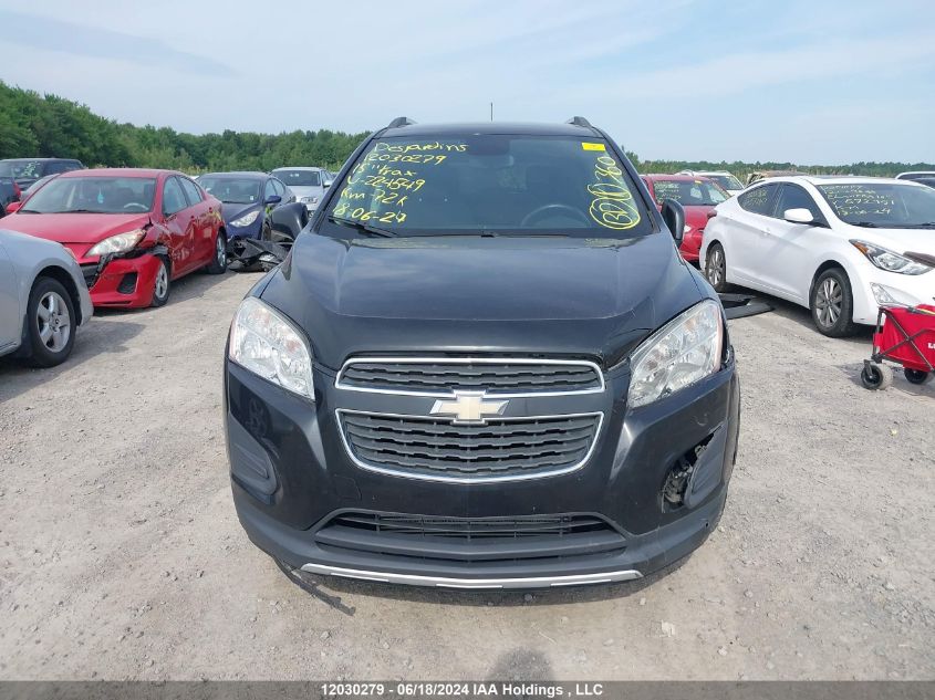 2015 Chevrolet Trax 1Lt VIN: 3GNCJRSB6FL224549 Lot: 12030279
