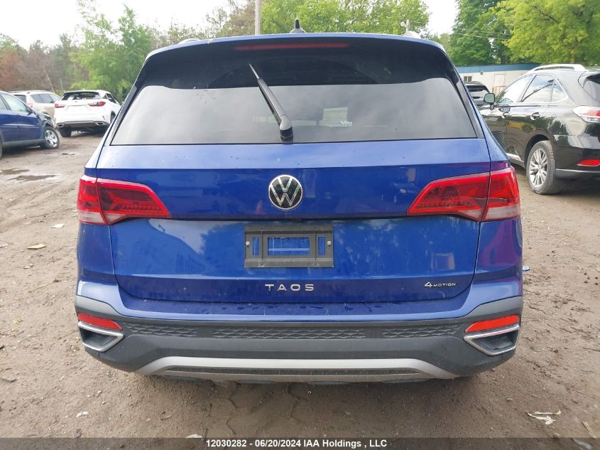 2023 Volkswagen Taos Se VIN: 3VVVX7B24PM379411 Lot: 12030282