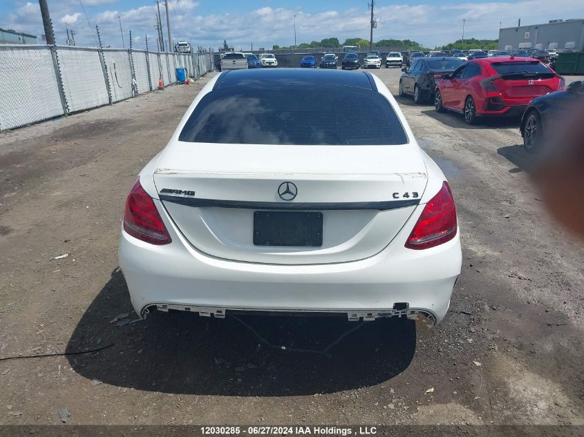 2016 Mercedes-Benz C-Class VIN: 55SWF6EB8GU167707 Lot: 12030285