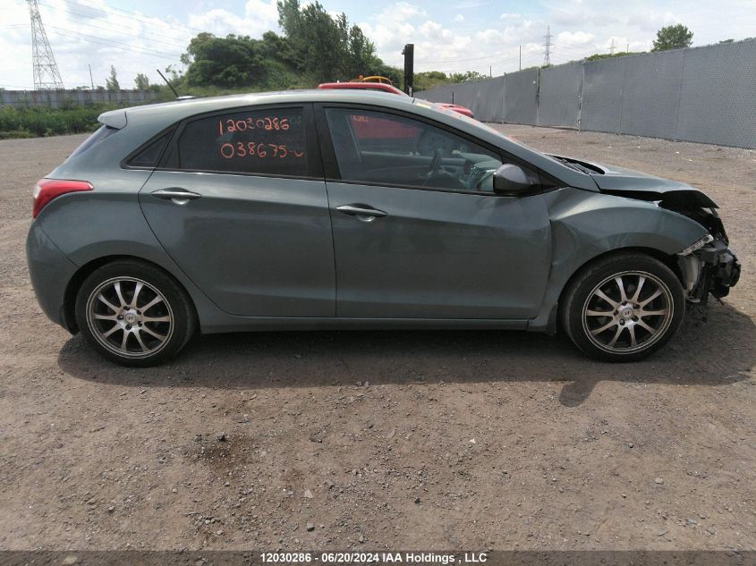 2013 Hyundai Elantra Gt VIN: KMHD35LE2DU038675 Lot: 12030286