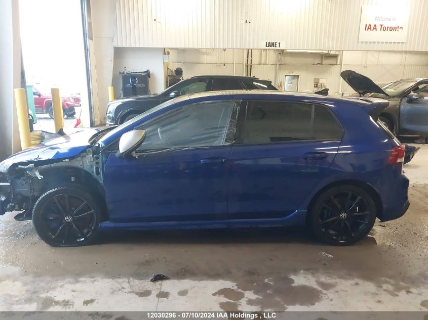 2022 Volkswagen Golf R VIN: WVWFB7CD6NW210005 Lot: 12030296