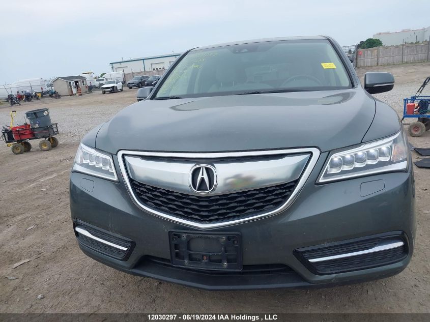 2016 Acura Mdx VIN: 5FRYD4H43GB503991 Lot: 12030297