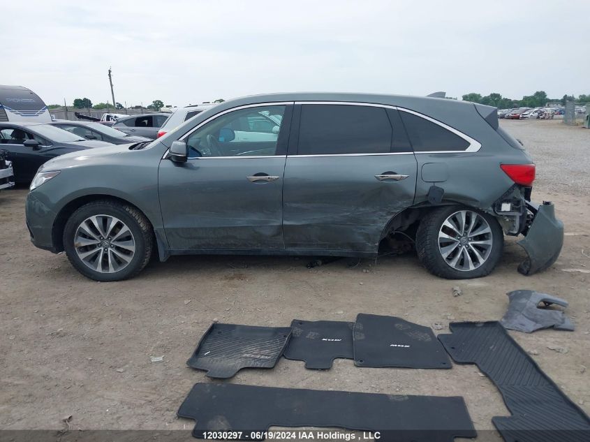 2016 Acura Mdx VIN: 5FRYD4H43GB503991 Lot: 12030297