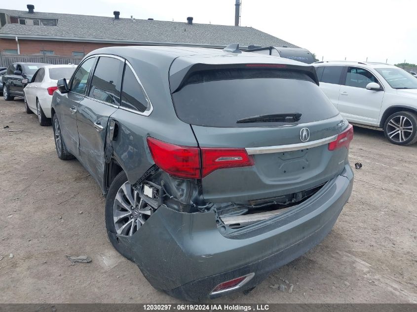 2016 Acura Mdx VIN: 5FRYD4H43GB503991 Lot: 12030297