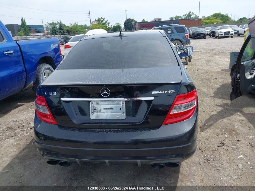 2009 Mercedes-Benz C 63 Amg VIN: WDDGF77X69F331965 Lot: 12030303