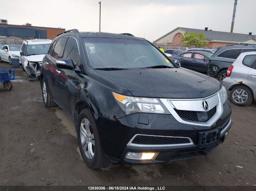 2010 Acura Mdx VIN: 2HNYD2H76AH002704 Lot: 12030306