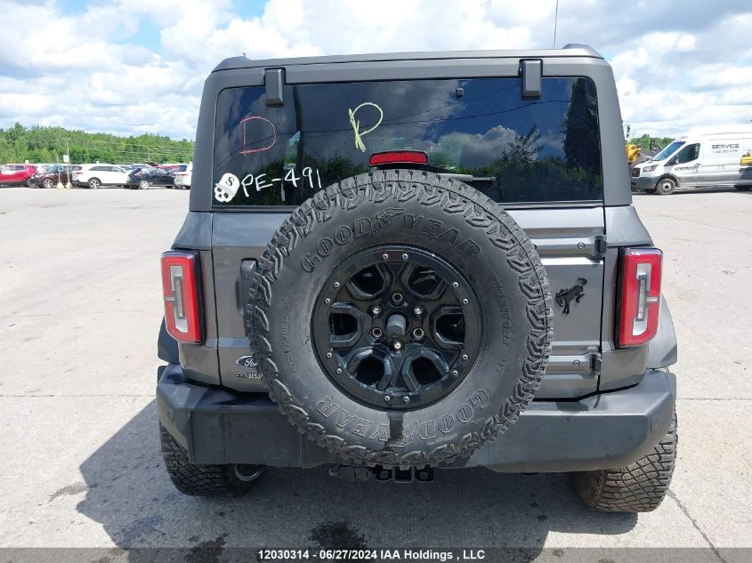 2023 Ford Bronco Wildtrak VIN: 1FMEE5DP6PLB09160 Lot: 12030314