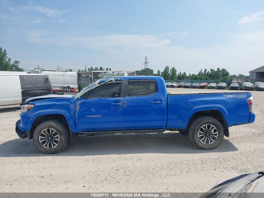 2020 Toyota Tacoma Double Cab/Sr5/Trd Sport/Trd Off Road VIN: 5TFDZ5BN1LX047143 Lot: 12030317