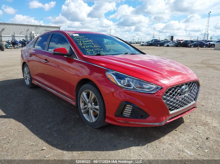 2018 Hyundai Sonata 2.4 Sport VIN: 5NPE34AF0JH722094 Lot: 12030322