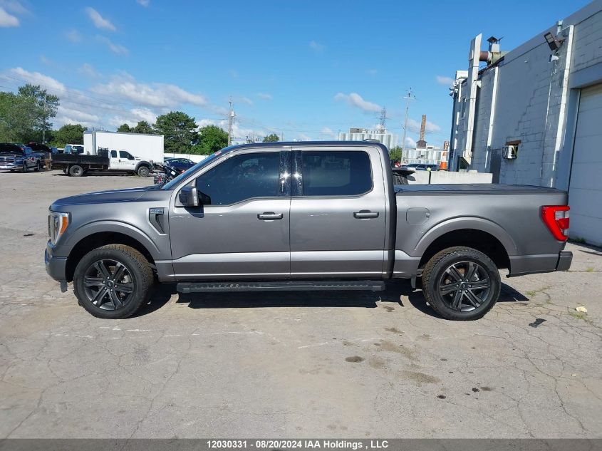 2022 Ford F-150 Lariat VIN: 1FTEW1EP9NFA54062 Lot: 12030331