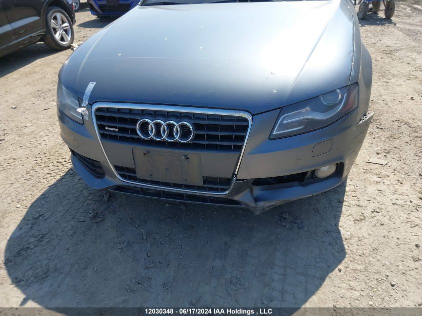 2012 Audi A4 VIN: WAUFFCFL9CA117146 Lot: 12030348