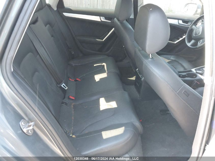 2012 Audi A4 VIN: WAUFFCFL9CA117146 Lot: 12030348