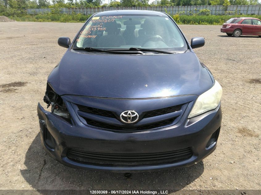 2011 Toyota Corolla VIN: 2T1BU4EE2BC593958 Lot: 12030369