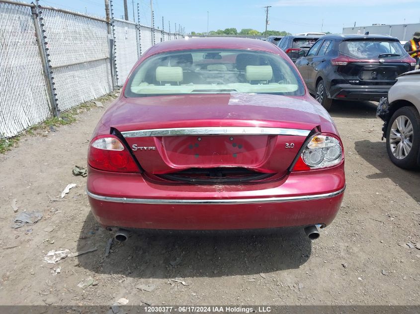 2006 Jaguar S-Type VIN: SAJXA01A86FN63985 Lot: 12030377