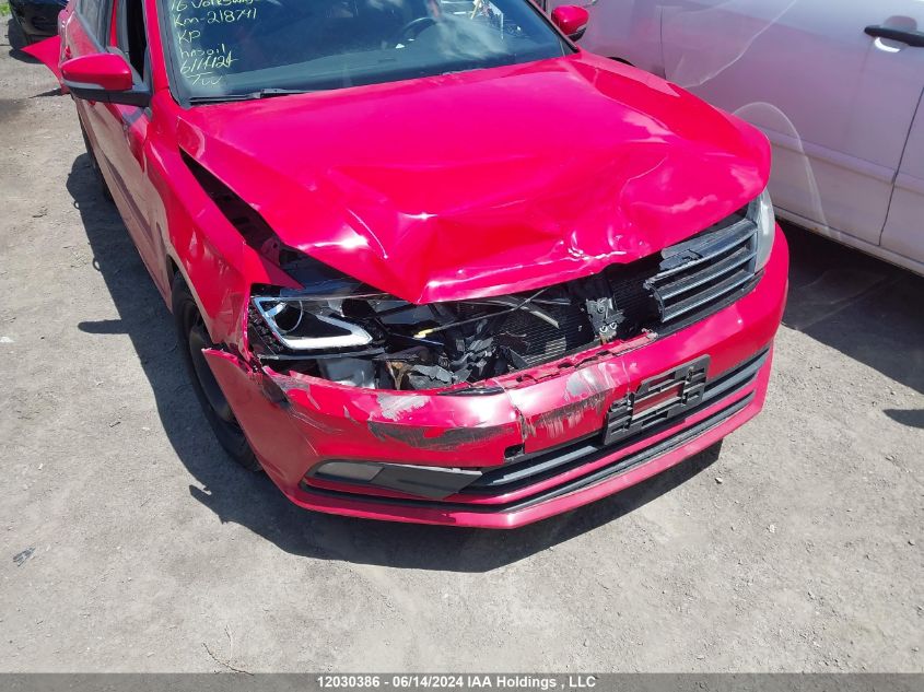 2016 Volkswagen Jetta Comfortline VIN: 3VWD07AJ1GM329540 Lot: 12030386