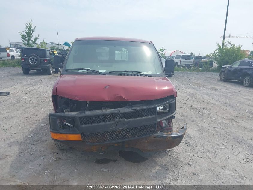 2009 Chevrolet Express Cargo VIN: 1GCFH154X91152850 Lot: 12030387