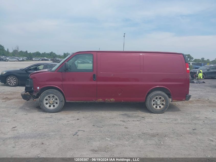 2009 Chevrolet Express Cargo VIN: 1GCFH154X91152850 Lot: 12030387