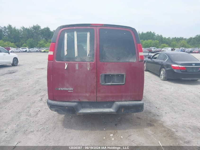 2009 Chevrolet Express Cargo VIN: 1GCFH154X91152850 Lot: 12030387