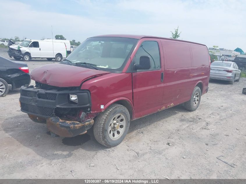 2009 Chevrolet Express Cargo VIN: 1GCFH154X91152850 Lot: 12030387