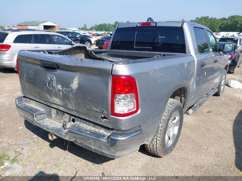 2020 Ram 1500 Tradesman VIN: 1C6SRFGTXLN256033 Lot: 12030389