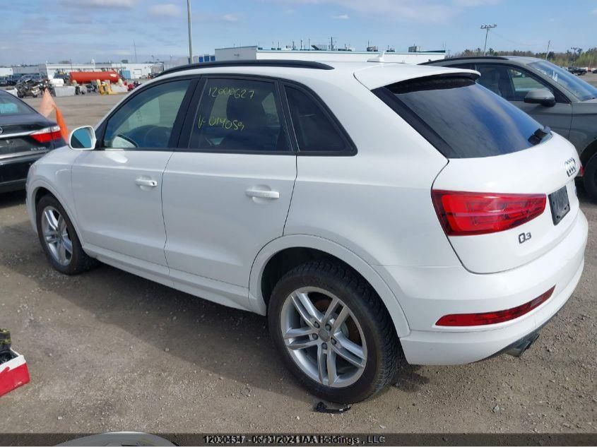 2017 Audi Q3 VIN: WA1ECCFS1HR014059 Lot: 12030434