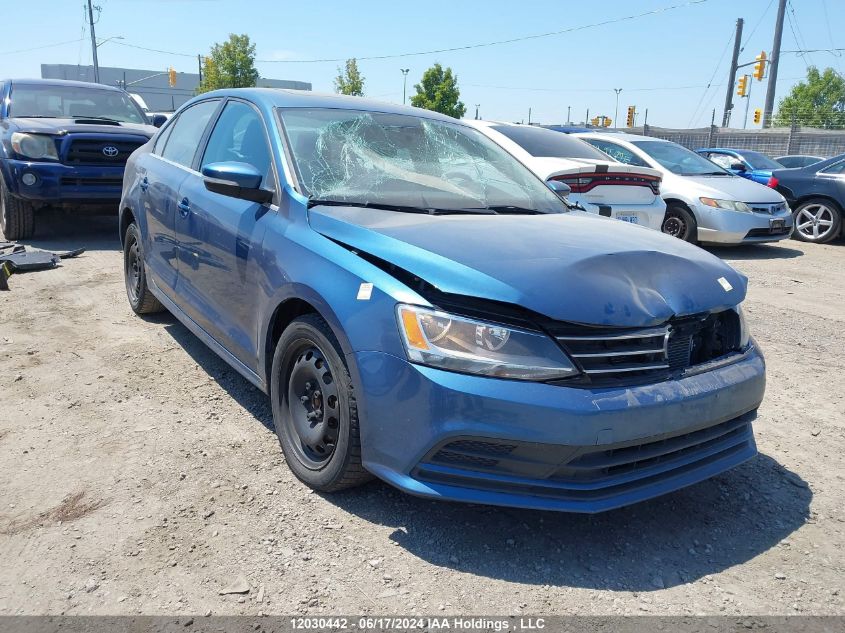 2015 Volkswagen Jetta Sedan VIN: 3VW2K7AJXFM331030 Lot: 12030442