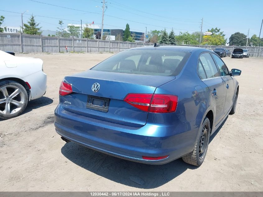 2015 Volkswagen Jetta Sedan VIN: 3VW2K7AJXFM331030 Lot: 12030442