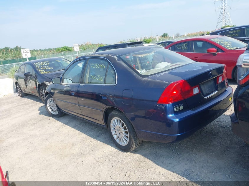 2001 Acura El VIN: 2HHES36631H006236 Lot: 12030454