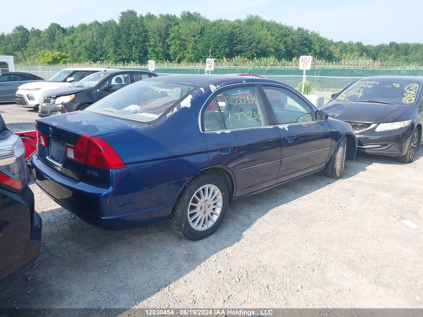 2001 Acura El VIN: 2HHES36631H006236 Lot: 12030454