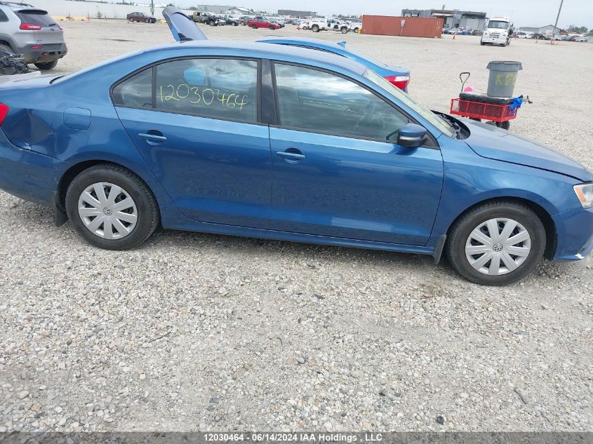 2015 Volkswagen Jetta Sedan VIN: 3VW2K7AJ1FM400557 Lot: 12030464