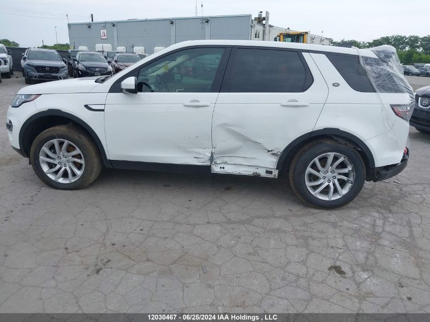 2017 Land Rover Discovery Sport VIN: SALCR2BG5HH645760 Lot: 12030467