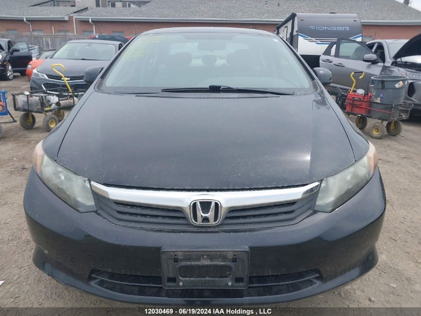 2012 Honda Civic Lx VIN: 2HGFB2F49CH121539 Lot: 12030469