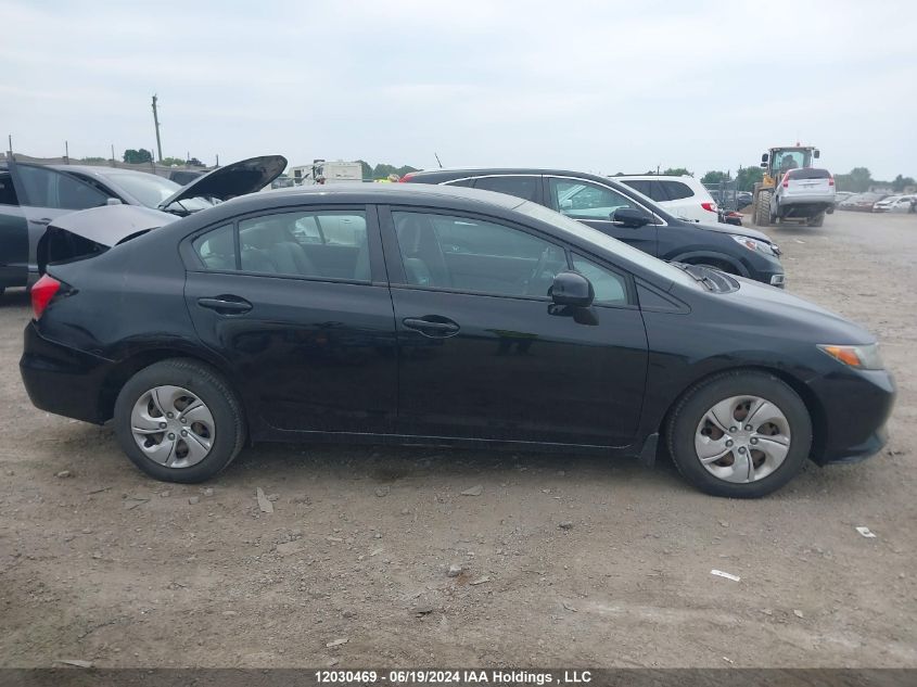 2012 Honda Civic Lx VIN: 2HGFB2F49CH121539 Lot: 12030469