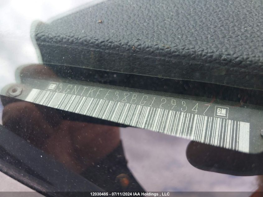 2011 Chevrolet Avalanche VIN: 3GNTKFE38BG129347 Lot: 12030485