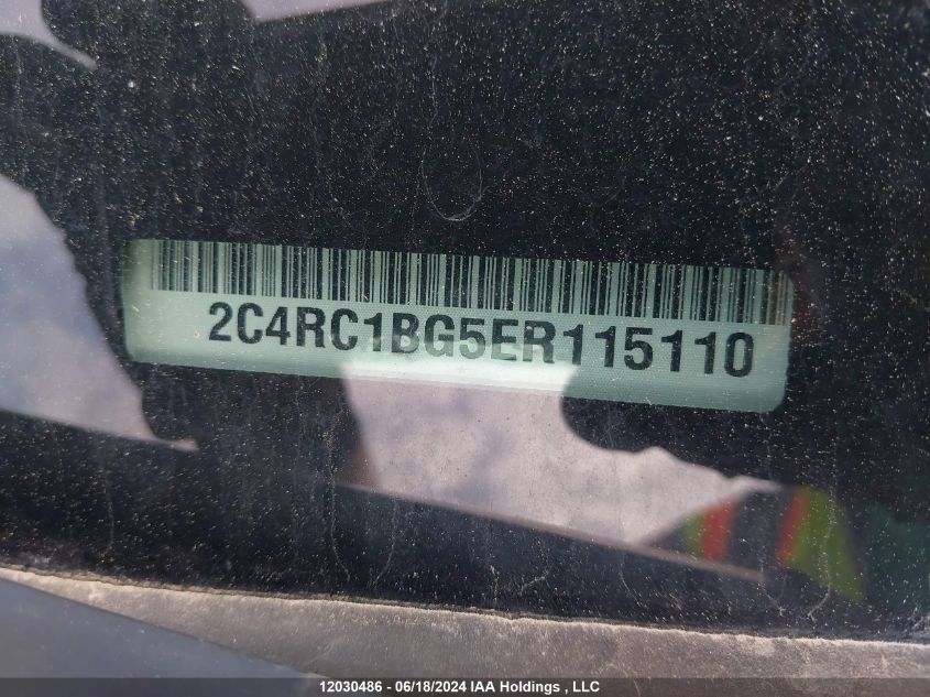 2014 Chrysler Town & Country Touring VIN: 2C4RC1BG5ER115110 Lot: 12030486